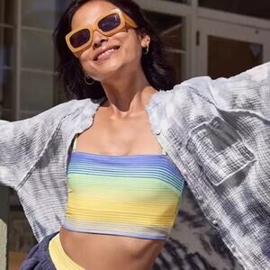 Aerie Longline Bandeau Bikini Top